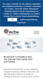 Mobile Screenshot of mcbs-systemhaus.com